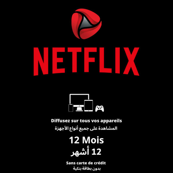 netflix 12mois